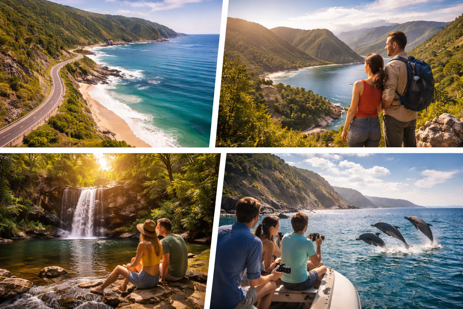 Garden Route tour with scenic coastline, mountains and ocean views in South Africa