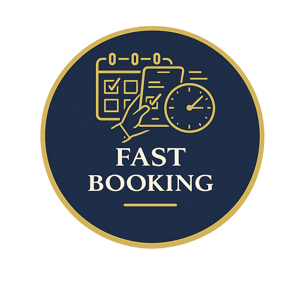Fast booking icon for Cape Town tours representing quick and easy reservation process for private travel services