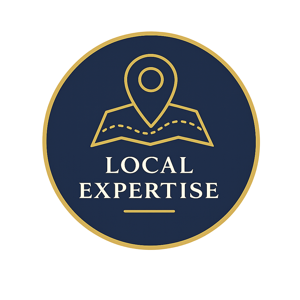 Local expertise icon for Cape Town private tours representing experienced guides and personalised travel services